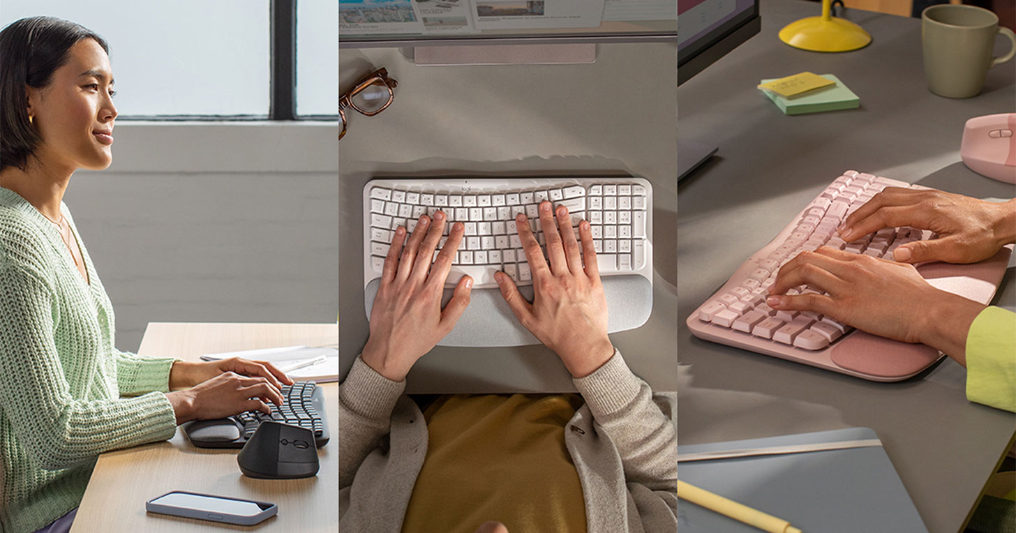 Logitech 全新推出 Wave Keys 人體工學鍵盤，讓上班族告別電腦手的痠痛之苦！ - 阿祥的網路筆記本