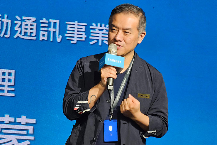 台灣三星電子行動通訊事業部總經理陳啓蒙。