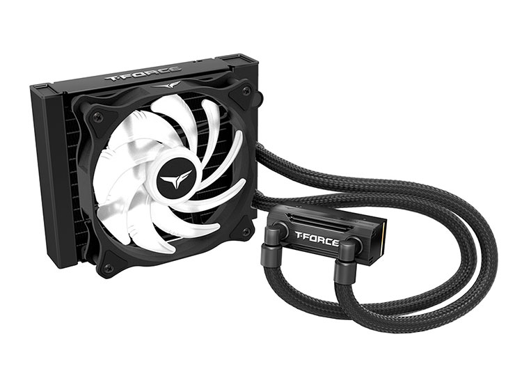 T-FORCE SIREN GD120S 一體式 SSD 水冷散熱器