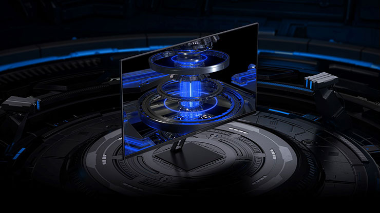 Xiaomi 電競螢幕 G27i三邊極窄邊框設計，兼具外型設計與頂級顯示規格，提供用戶廣闊視野，更加沉浸每一場的遊戲戰鬥中！