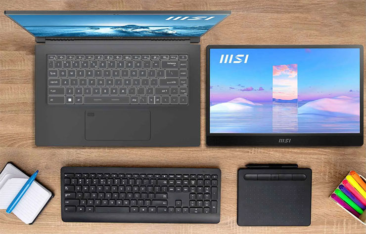 PRO MP161 E2 是 MSI 商務隨身螢幕的二代款