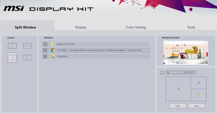 PRO MP161 E2 也支援 MSI Display Kit 可配合調校