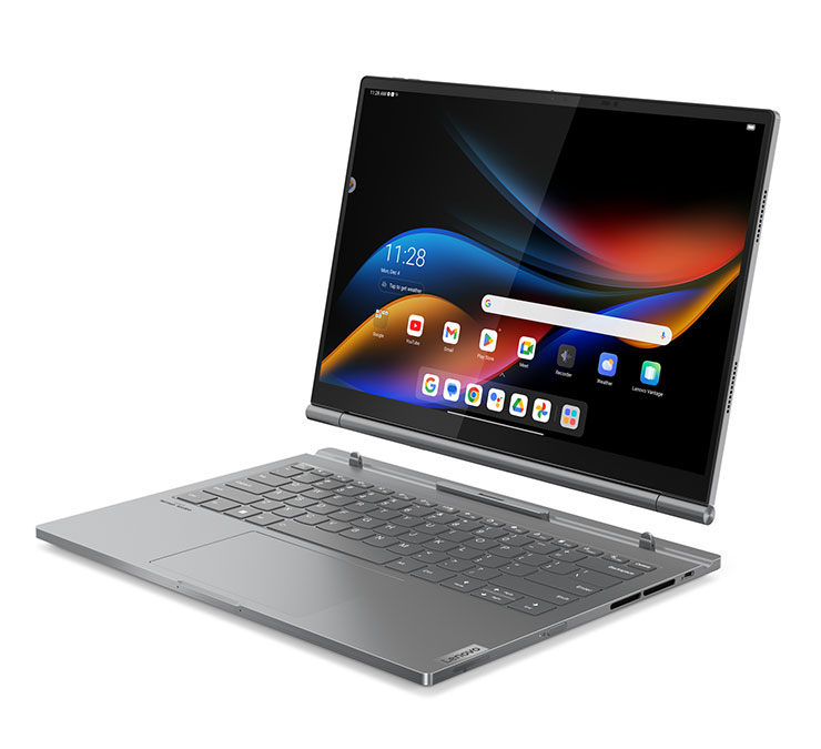 ThinkBook Plus Gen 5 Hybrid包含顯示器及主機兩個設備，均具備長效電池，能夠滿足多功能性和創新的極致追求。