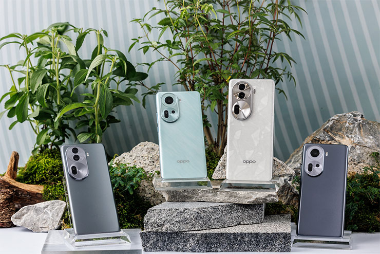 完美人像信手拈來!OPPO Reno11 系列集結自然美學與黃金焦段於一身! - 阿祥的網路筆記本 OPPO Reno11 系列帶來革命性外觀設計,巧妙地將大自然元素融入機身設計,全系列推出「珍珠白」、「波紋綠」、「岩石灰」三種自然風格,獨特紋理有如山海美景般如影隨形。(1)