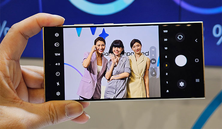 三星 Galaxy S24 系列實機外觀動眼看!設計小細節差異,主題式感應保護殼風格多變! - 阿祥的網路筆記本 Galaxy S24 Ultra 的相機的望遠焦段(3x)