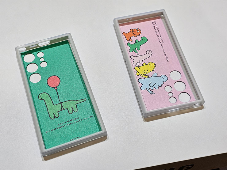 三星 Galaxy S24 系列實機外觀動眼看!設計小細節差異,主題式感應保護殼風格多變! - 阿祥的網路筆記本 主題式感應保護殼的感應背卡與邊框組合的樣子