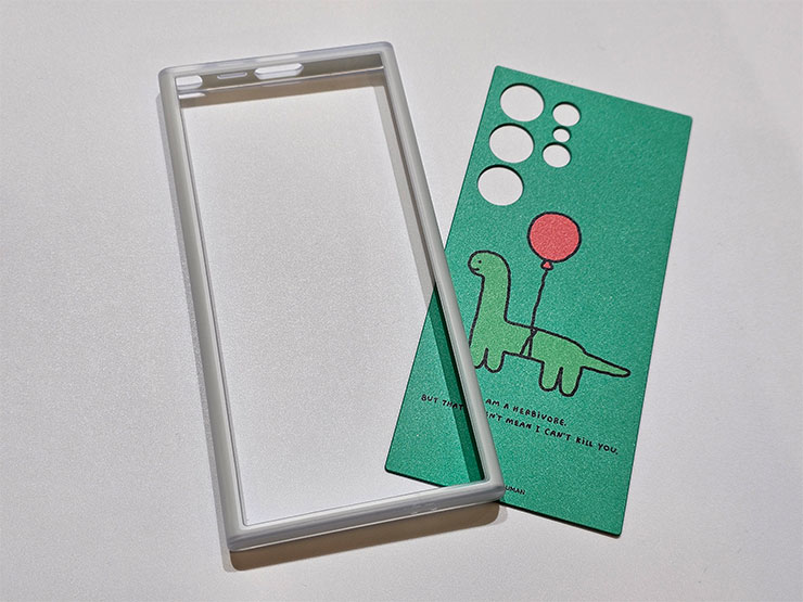 三星 Galaxy S24 系列實機外觀動眼看!設計小細節差異,主題式感應保護殼風格多變! - 阿祥的網路筆記本 主題感應保護殼的背殼與邊框分離的樣子