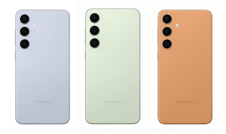 Galaxy S24+三星商城限定色-晶石藍、貓眼綠、砂岩橙