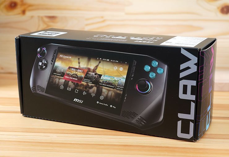MSI Claw 外盒正面