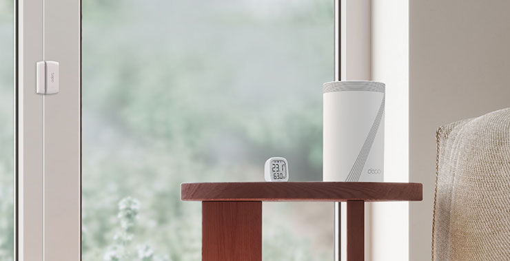 Deco BE65結合TP-Link自主開發AI智慧漫遊技術與Wi-Fi 7最新支援MLO技術，提高整體吞吐量。