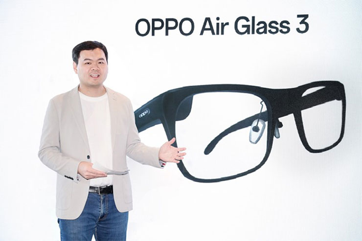OPPO XR技術總監徐毅介紹OPPO Air Glass 3概念產品