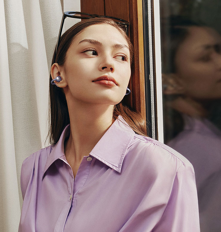 HUAWEI FreeClip適合日常、辦公、運動等多場景使用，全天候佩戴輕鬆舒適_使用情境圖