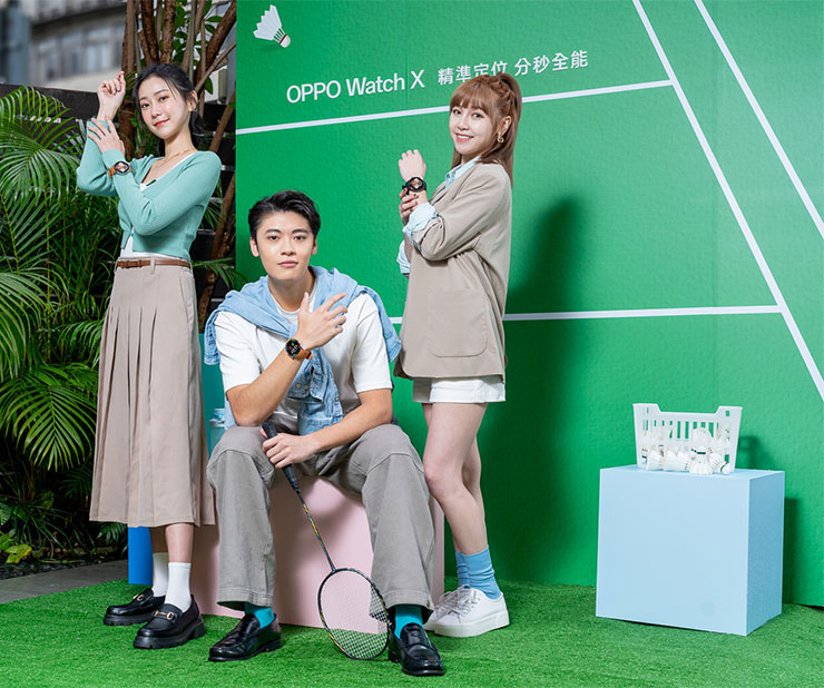 OPPO 推雙頻GPS智慧穿戴錶Watch X，打造城市風格單品。