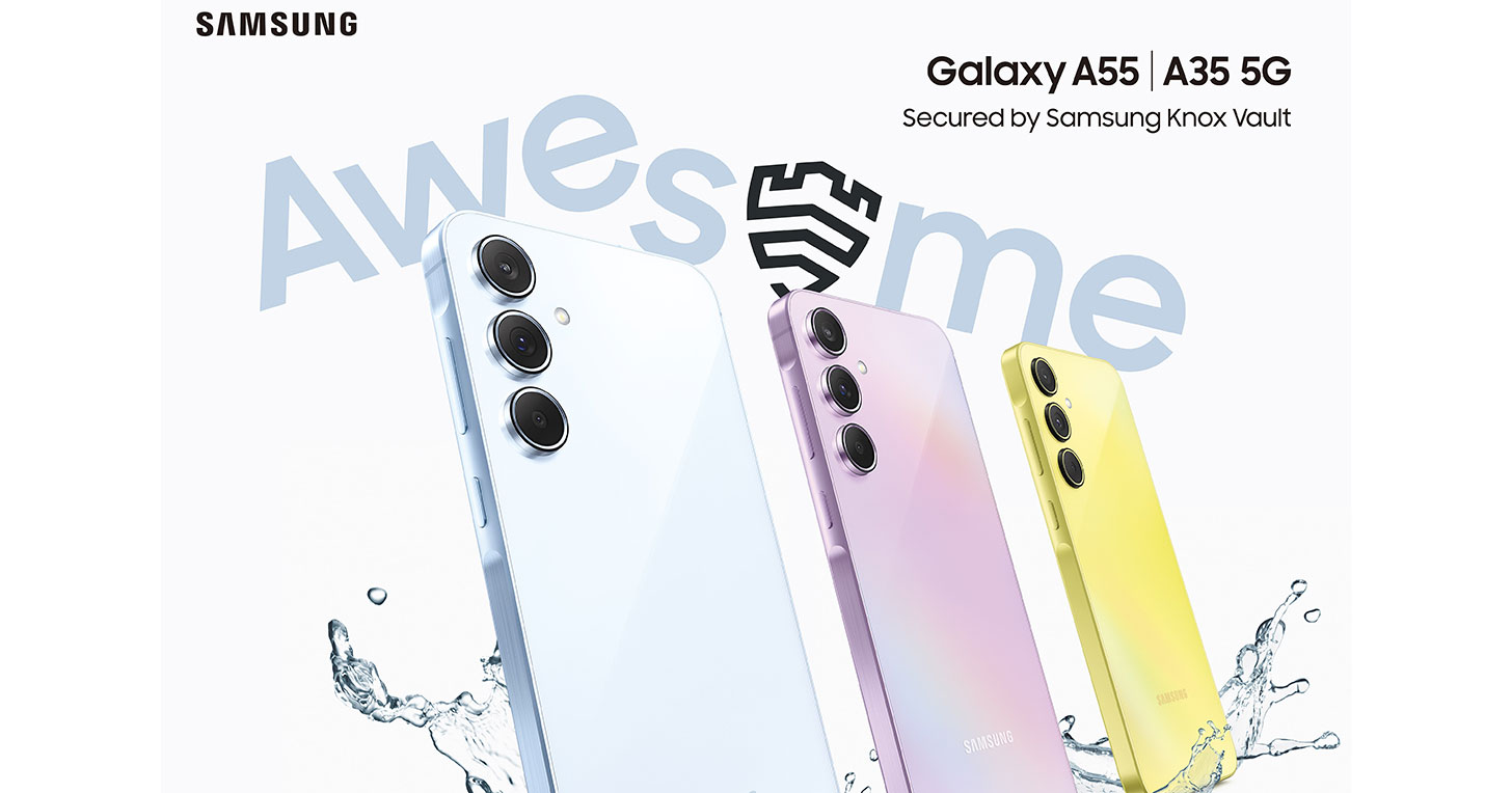三星國民機 Galaxy A55 5G、Galaxy A35 5G 新登場，首度搭載 Knox Vault 與旗艦級攝影規格！ - 阿祥的網路筆記本