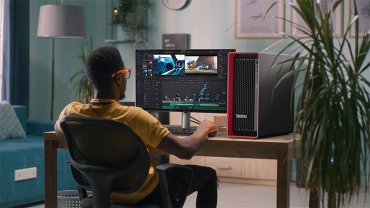 Lenovo ThinkStation P8 | P620 震撼上市!搭載 AMD 最新 Zen4 架構伺服器處理器與 NV RTX 6000 多 GPU 釋放最強效能! - 阿祥的網路筆記本 Lenovo ThinkStation P8與AMD和NVIDIA 的劃時代處理器架構整合,大幅提升各產業的工作流程敏捷度。