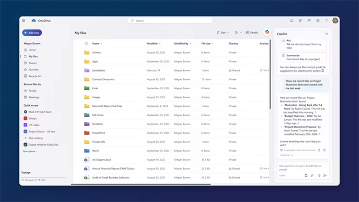 OneDrive 也能用 Copilot 給你更深度的分析功能了，你會想用嗎？