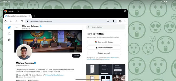 Android 10 中就有的「桌面模式」，但僅開放給開發者使用