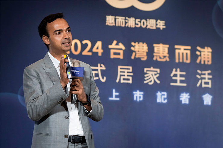 打造智能、質感、永續美好生活!惠而浦歡慶在台 50 載~2024 年新品齊發! - 阿祥的網路筆記本 台灣惠而浦總經理 Arun 穆倫表示惠而浦獨特的美式居家風格在台灣市場持續獲得消費者肯定