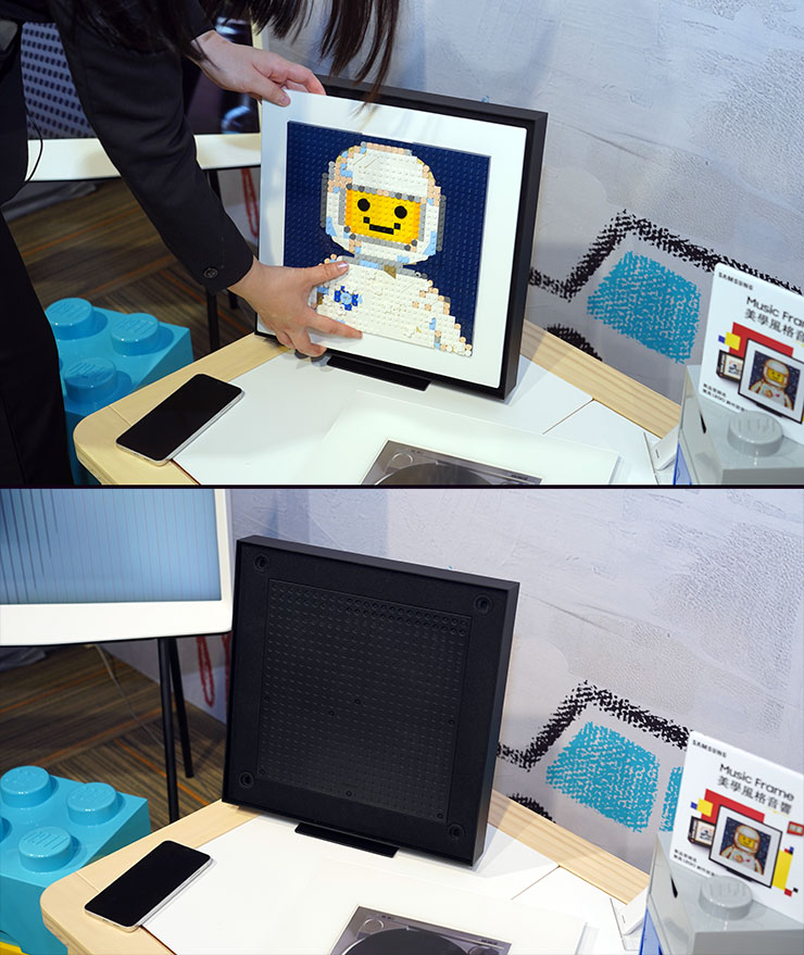 Music Frame 美學風格音響的面板可自行替換