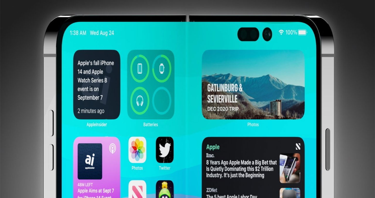 蘋果新專利曝光：可摺疊 iPhone 可能擁有「自我修復螢幕」？ - 阿祥的網路筆記本