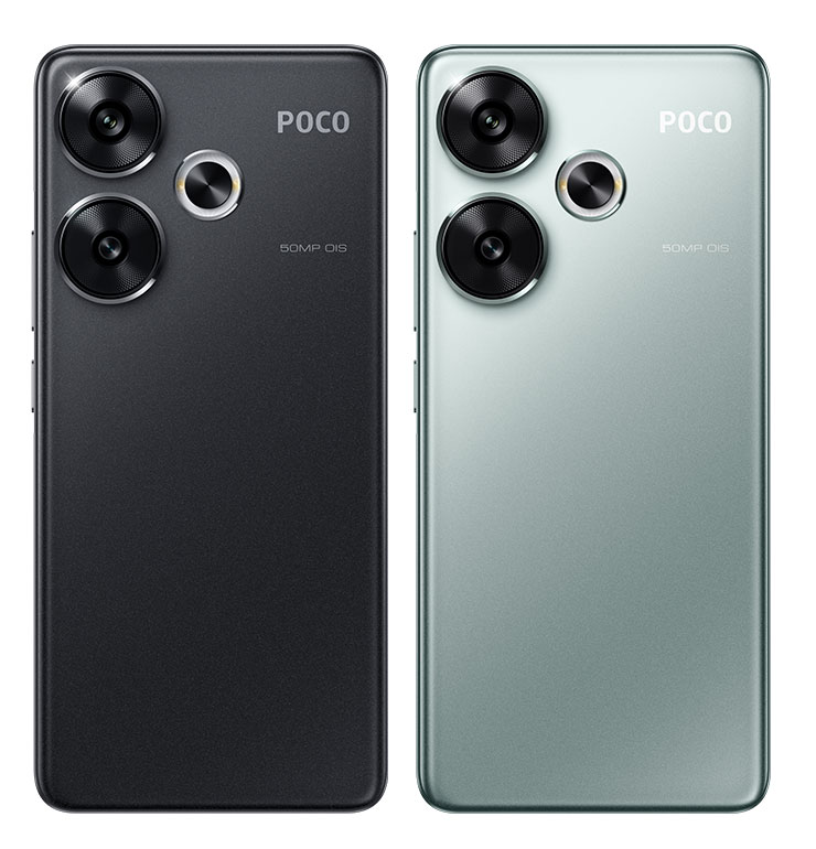 POCO F6 黑色、綠色