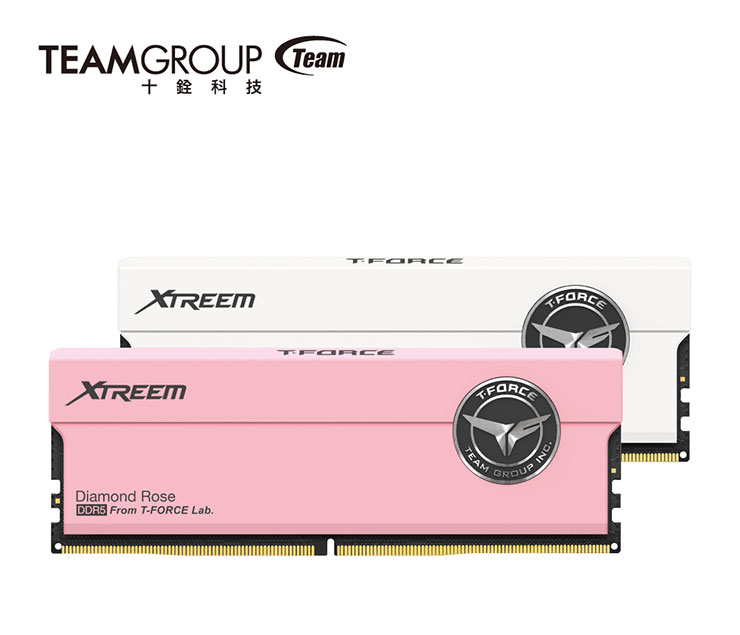 十銓科技 COMPUTEX 2024 宣告「遊戲進化 AI 革命」,眾多新品再創技術之巔! - 阿祥的網路筆記本 T-FORCE XTREEM DDR5 Fuji White, Diamond Rose 超頻記憶體模組