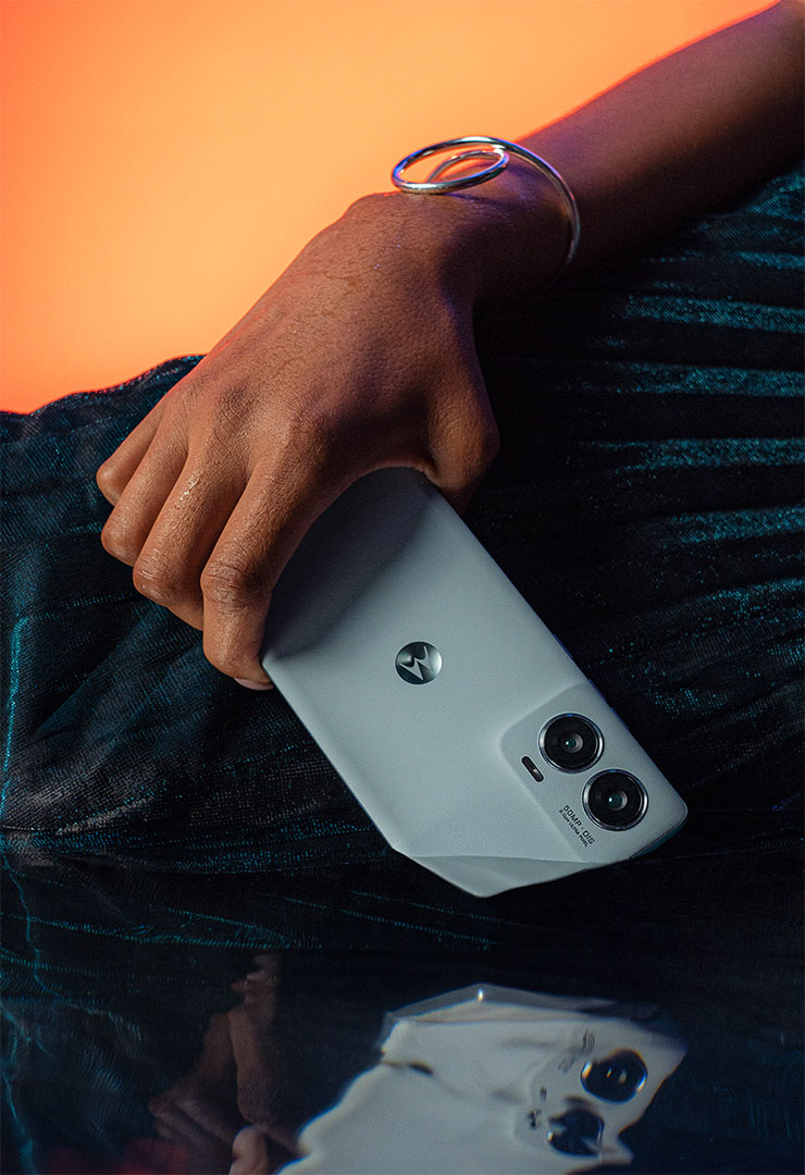 Motorola 推出美型防水手機 edge 50 Pro 與 edge 50 Fusion - 阿祥的網路筆記本 motorola edge 50 Fusion共推出靜謐藍、棉花糖藍、覆盆子紅三色 建議售價NT11,990元 即將上市