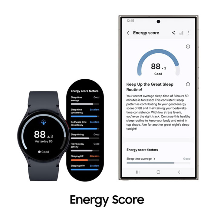 三星 Galaxy 智慧手錶獲得 Galaxy AI ,健康數據監控更全方位! - 阿祥的網路筆記本 透過 Galaxy AI 為各類數據監控帶來「身體能量指數(Energy Score)」的功能整合