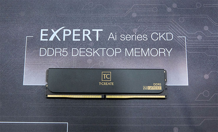 掌握科技前瞻!十銓科技 COMPUTEX 2024 新品一次全覽,持續為 AI、遊戲與創作者助力! - 阿祥的網路筆記本 T-CREATE EXPERT Ai CKD DDR5 能夠讓高頻運作的穩定性更佳。