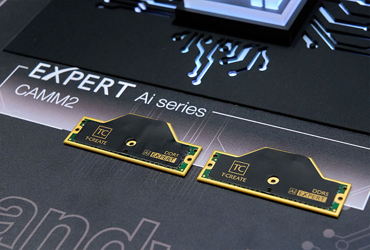 掌握科技前瞻!十銓科技 COMPUTEX 2024 新品一次全覽,持續為 AI、遊戲與創作者助力! - 阿祥的網路筆記本 未來將成為輕薄筆電、行動裝置記憶體新規格的 T-CREATE EXPERT Ai CAMM2 同時具備高運作頻率與低功耗的效益。