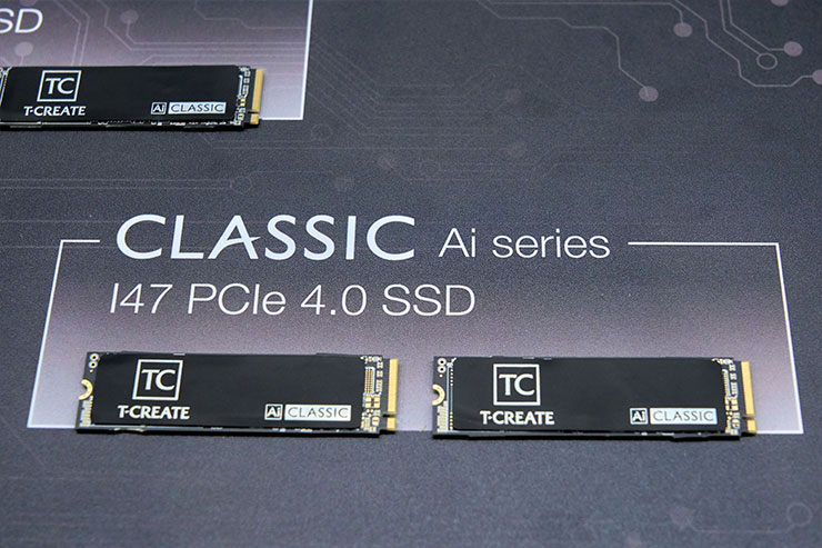 掌握科技前瞻!十銓科技 COMPUTEX 2024 新品一次全覽,持續為 AI、遊戲與創作者助力! - 阿祥的網路筆記本 展場也同步展出 T-CREATE Classic I47 Ai Gen4 SSD。