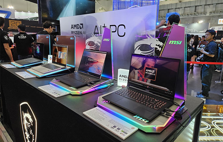 重點新品提前看!MSI 新品全曝光~COMPUTEX 2024 五大重點整理! - 阿祥的網路筆記本 全新加入的 AMD Ryzen AI 300 系列處理器的筆電產品。