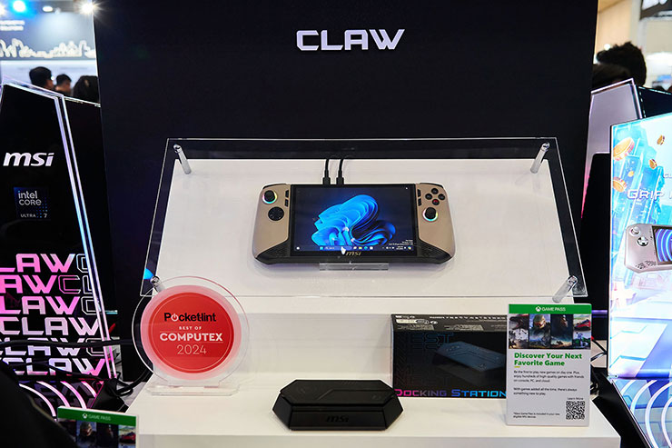重點新品提前看!MSI 新品全曝光~COMPUTEX 2024 五大重點整理! - 阿祥的網路筆記本 MSI Claw 全新的 8 吋版本,外型設計也與現行 7 吋版本不同,且將會使用 Lunar Lake 架構的 Intel Core Ultra 處理器。