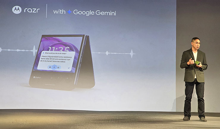 Motorola razr 50 系列內建 Google Gemini AI 功能