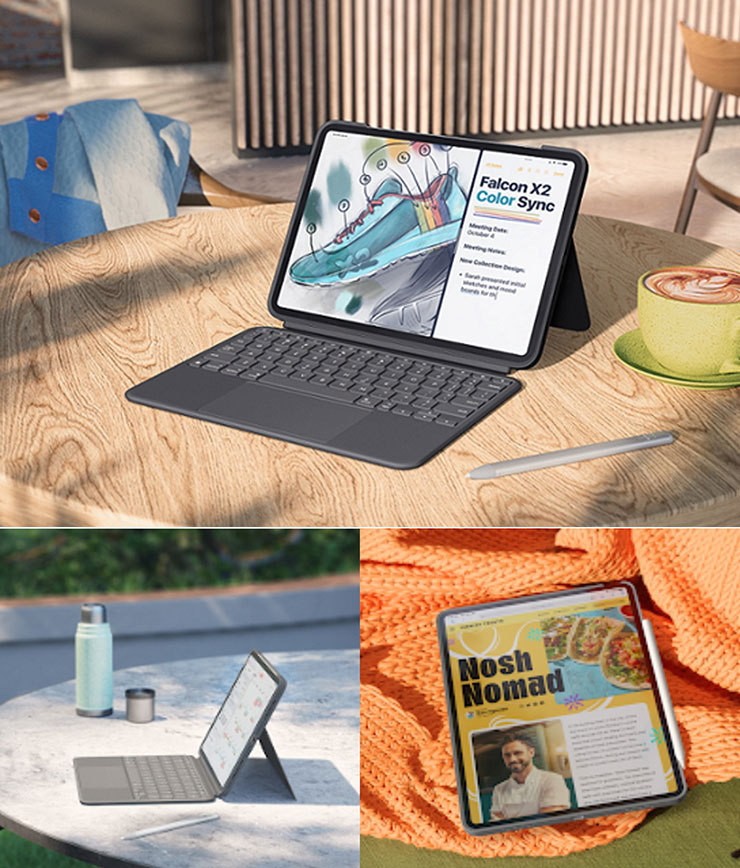 羅技推出全新 Combo Touch 鍵盤保護套及 Keys-to-go 2 輕巧藍牙鍵盤,輕薄便攜助力平板行動辦公! - 阿祥的網路筆記本 專為新款iPad設計最新Combo Touch鍵盤保護套,提供更輕、更薄的產品使用體驗。