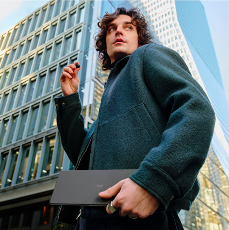 羅技推出全新 Combo Touch 鍵盤保護套及 Keys-to-go 2 輕巧藍牙鍵盤,輕薄便攜助力平板行動辦公! - 阿祥的網路筆記本 Keys-to-go 2 石墨灰版本