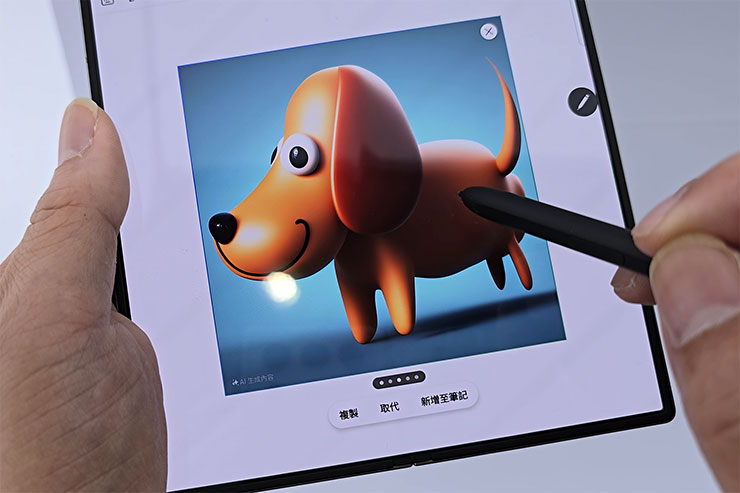 AI For All!三星推出全新摺疊雙旗艦 Galaxy Z Fold6、Z Flip6 ,打造完整 AI 行動生態圈!實機搶先動手體驗心得分享! - 阿祥的網路筆記本 3D 卡通風的成品,每次生成會提供四張成品可供選擇。