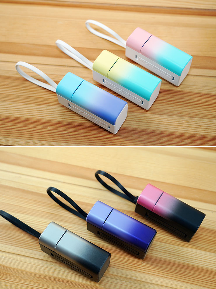 圖上為以白色基底的紫羅蘭、蘇打綠與棉花糖（左至右）三色；圖下為以黑色基底的煙槍黑、紫煙黑和甜粉黑（左至右）三色。