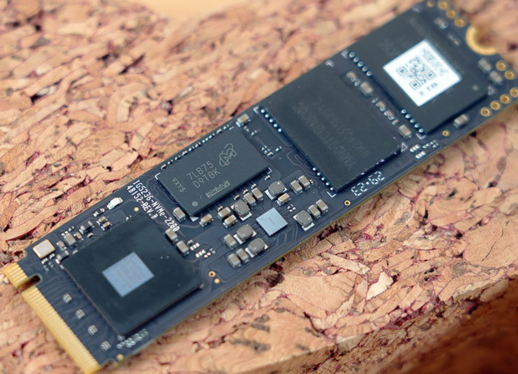 T-Force G70 Pro 採用 InnoGrit 主控、美光 DRAM 晶片與長江存儲製造的 TLC NAND Flash。