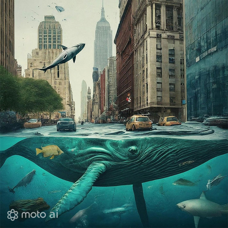 透過 Magic Canvas 也能生成出天馬行空的幻想主題圖片。