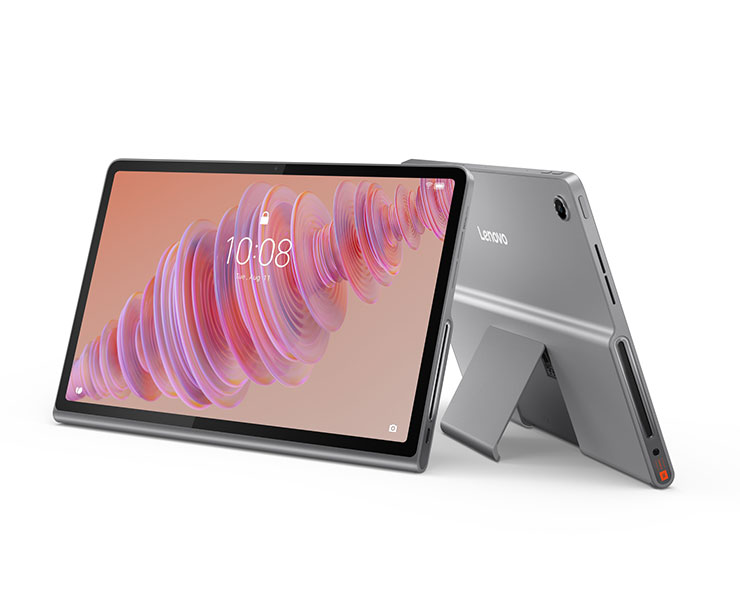 Lenovo Tab Plus內建沉浸式閱讀模式助力使用者打造高效學習環境，還可化身為電子相框或電子鐘，重新定義平板的應用。