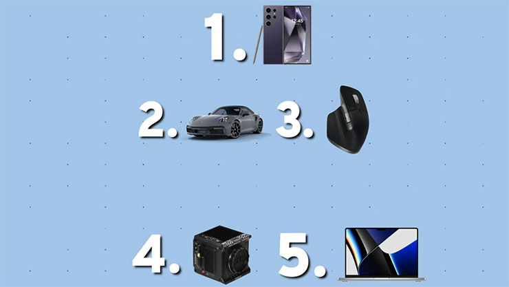 千萬訂閱科技 YouTuber MKBHD 將 Galaxy S24 Ultra 評選為「完美的全能智慧型手機」! - 阿祥的網路筆記本 Marques Brownlee 列出最喜歡的創新科技產品前五名