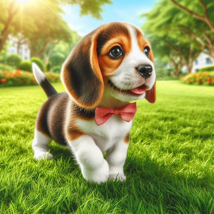 米格魯 Prompt 1：Copilot 影像建立工具