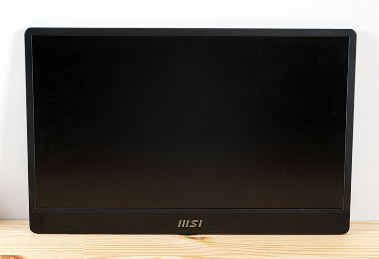 MSI PRO MP161 E2U 本體，機身造型十分簡單。
