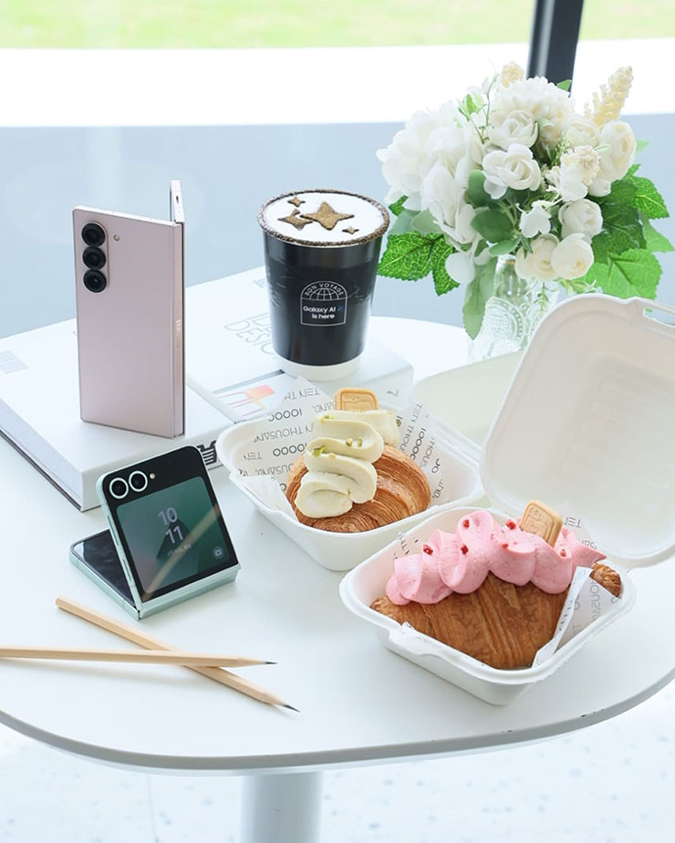 三星聯名 TEN THOUSAND 打造「Galaxy AI 期間限定體驗店」,打造沉浸式 AI 體驗 - 阿祥的網路筆記本 專屬的餐點不僅好看也美味