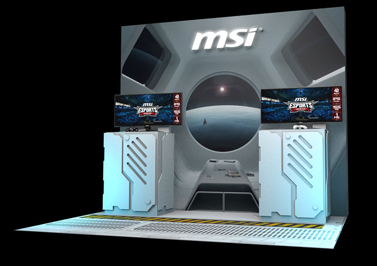 微星與萬代南夢宮強強聯手!體驗新作「GUNDAM 創壞者 4」,現場送限量好禮! - 阿祥的網路筆記本 微星攤位圖