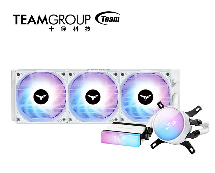 十銓科技 T-FORCE 雙專利突破!RGB 記憶體與水冷技術再創新! - 阿祥的網路筆記本 T-FORCE SIREN DUO360 ARGB CPU & SSD 一體式水冷系統