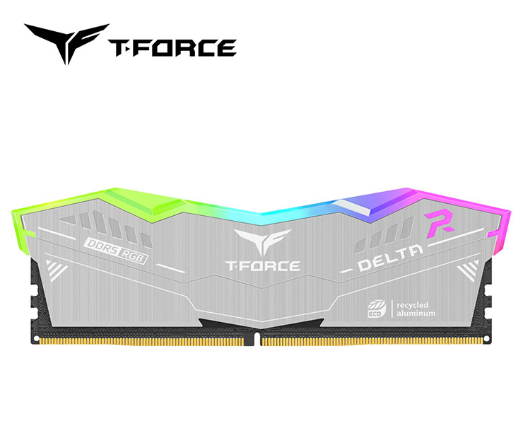 十銓科技 ECO 系列實現綠色科技創新!T-FORCE DELTA RGB ECO DDR5 桌上型記憶體及 TEAMGROUP PD20 ECO 迷你外接式固態硬碟正式推出! - 阿祥的網路筆記本 T-FORCE DELTA RGB ECO DDR5 桌上型記憶體