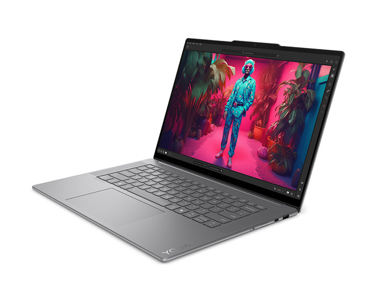 Lenovo Yoga Slim 7i Aura Edition經由Intel Evo認證，搭載Intel Core Ultra處理器（第二代），強大效能助力使用者順暢處理嚴苛任務