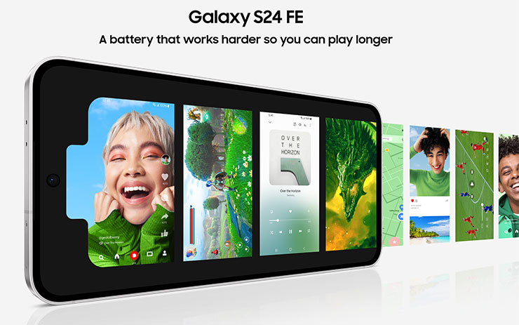 Galaxy S24 FE 擁有升級 4,700mAh 大容量電池